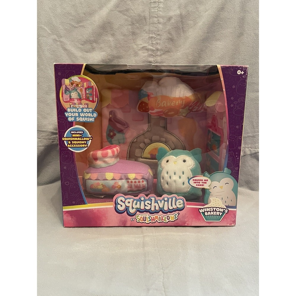 NEW Squishville‎ by Squishmallows  Winston's Bakery Playset 2" Squishmallows